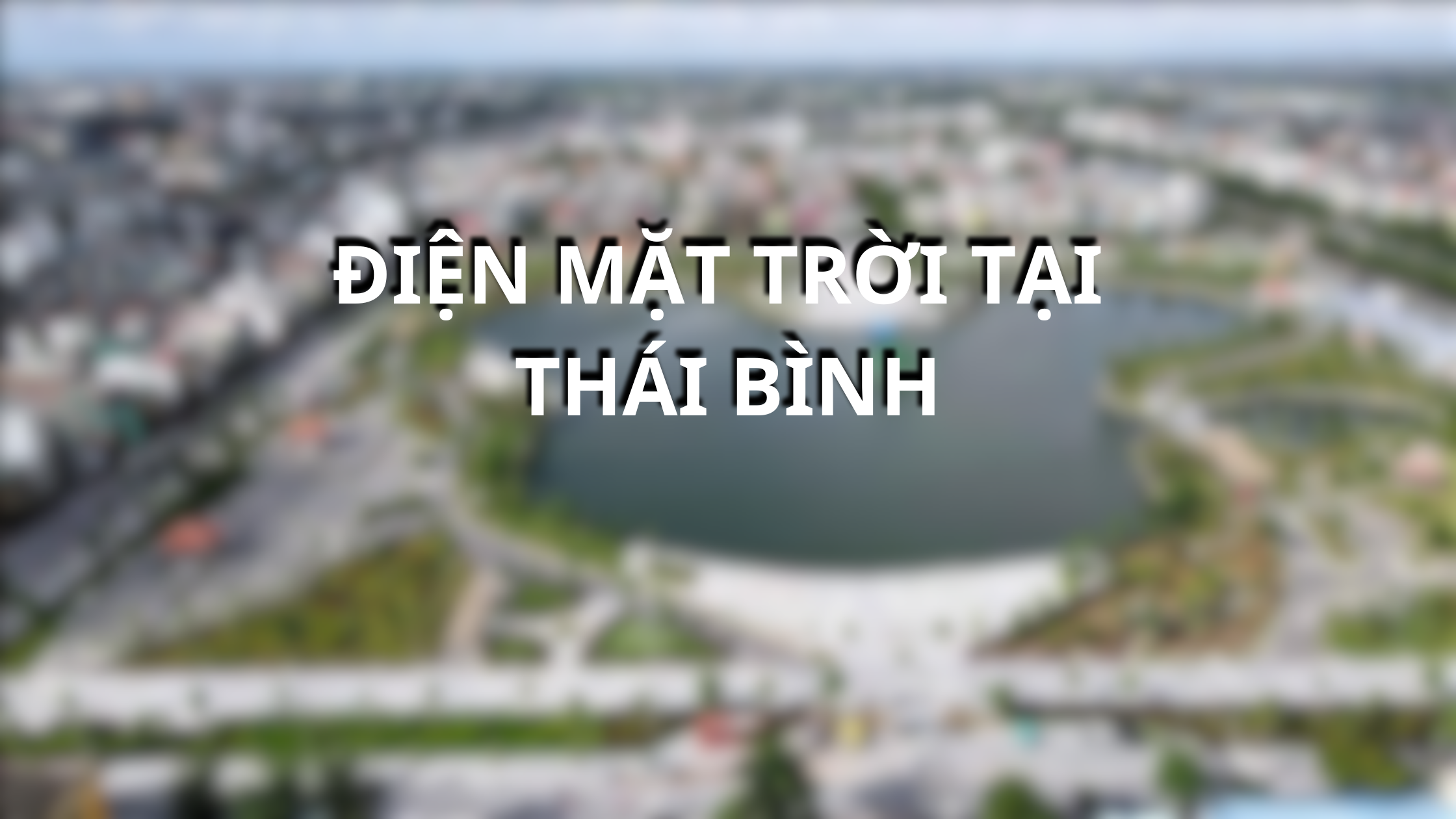 Điện mặt trời tại Thái Bình