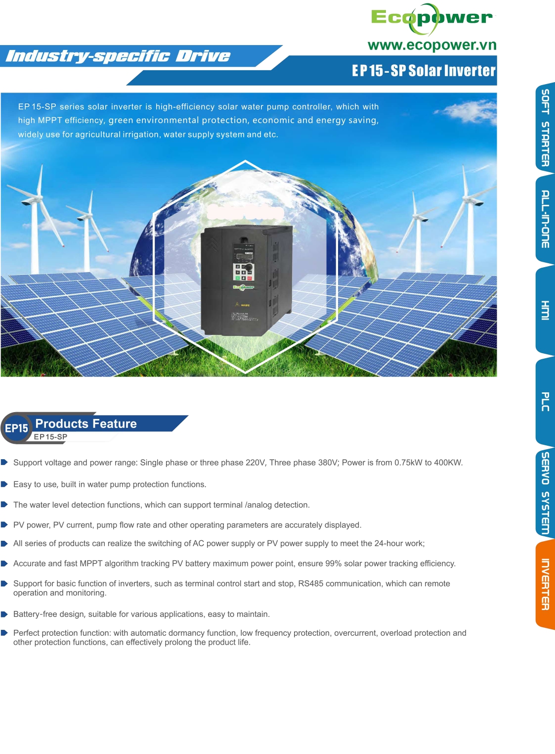 Datasheet EP15-SP - Trang 1
